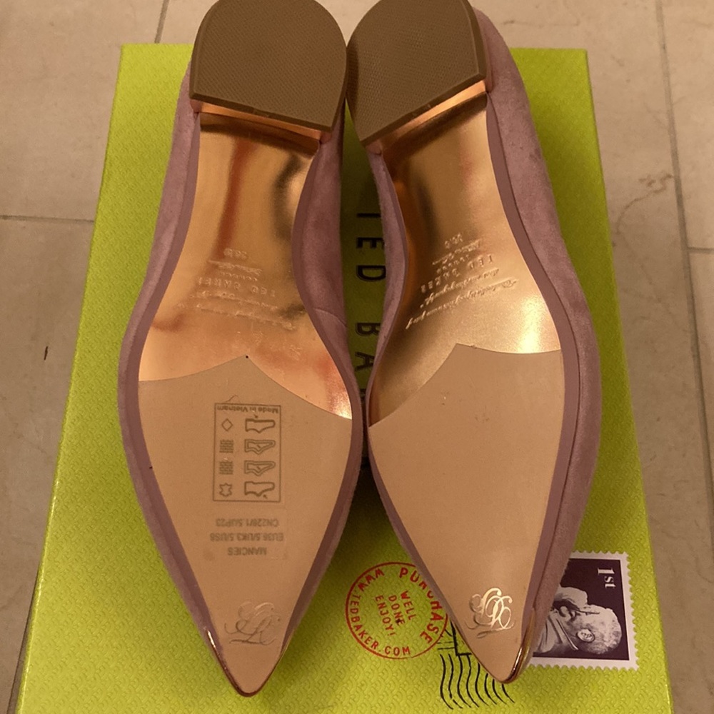 Ted Baker London Pink Flats - Picture 4 of 5
